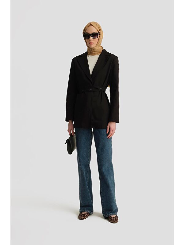 ARMİNE Anvelop Blazer Ceket 25Y5911 Siyah
