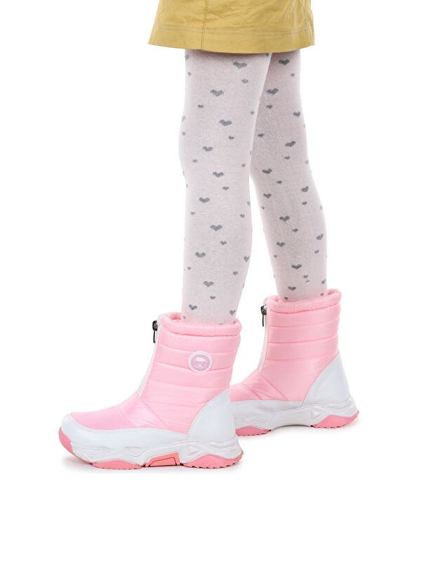 Sumo Fermuarlı Kız Çocuk Kar Botu - Görsel 3