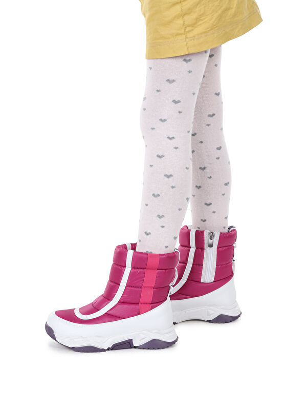 Pablo Fermuarlı Kız Çocuk Kar Botu - Görsel 3