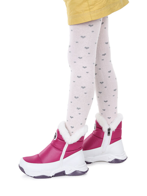 Pamela Fermuarlı Kız Çocuk Kar Botu - Görsel 3