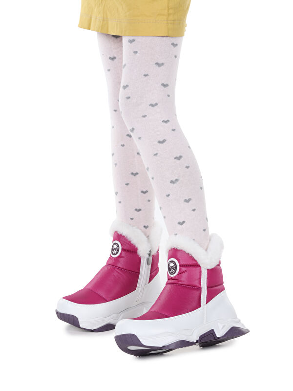 Pamela Fermuarlı Kız Çocuk Kar Botu - Görsel 4