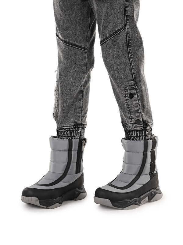 Pablo Fermuarlı Erkek Çocuk Kar Botu - Görsel 3