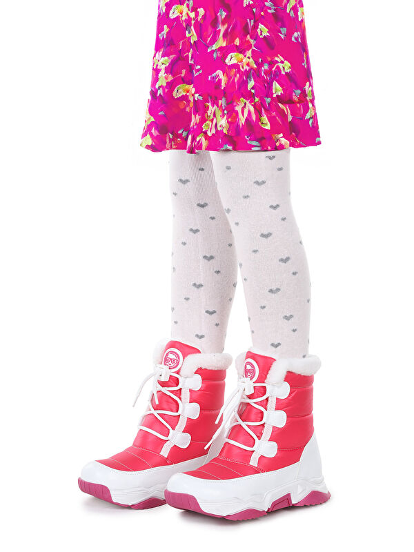 Alison Bağcıklı Kız Çocuk Kar Botu - Görsel 4