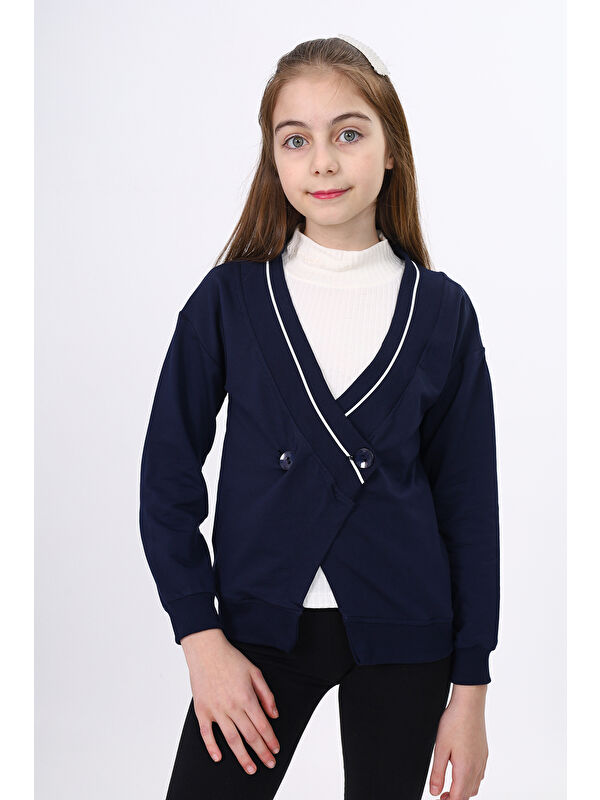 Toontoykids Kız Çocuk Okul Hırka