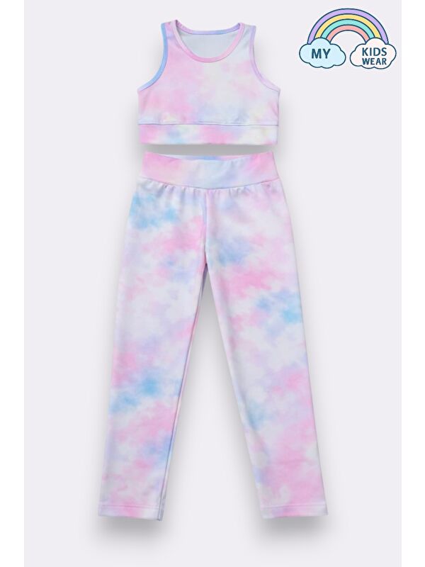 My Kids Wear Kız Çocuk Çok Amaçlı Desenli Mayo & Spor Takımı 12454