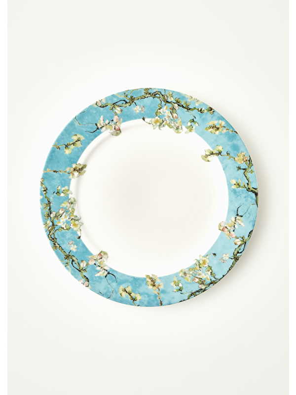 Bella Maison Van Gogh Almond Blossom Porselen Servis Tabağı Turkuaz (27 cm)