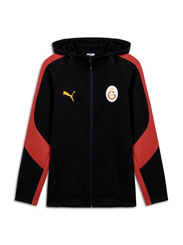 Puma GALATASARAY EVOSTRIPE Erkek Kapüşonlu Fermuarlı Sweatshirt