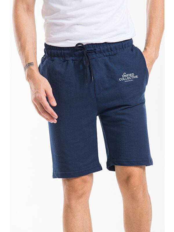 Süperlife Erkek Unified Collective Baskılı Slim Fit Kalıp Şort SPR25SR084