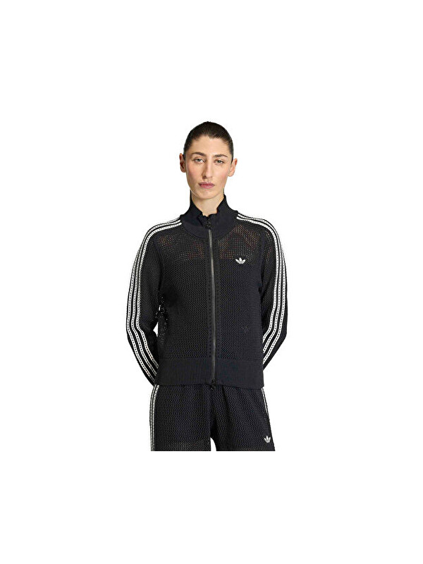Adidas Crochet Tt Kadın Günlük Ceket KC6497 Siyah