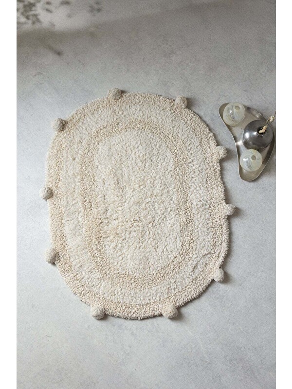 LAMPETİE | Eris Tekli Banyo Paspası 45x60 Bej