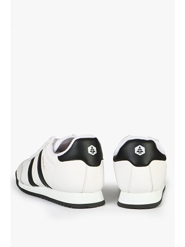 Samuel Beyaz Siyah Erkek Spor Ayakkabı - Görsel 5