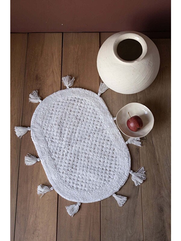 LAMPETİE | Elora Tekli Banyo Paspası 40x60 Ekru