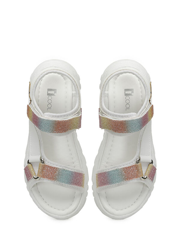 STAR F 5FX Beyaz Kız Çocuk Sandalet - Görsel 5