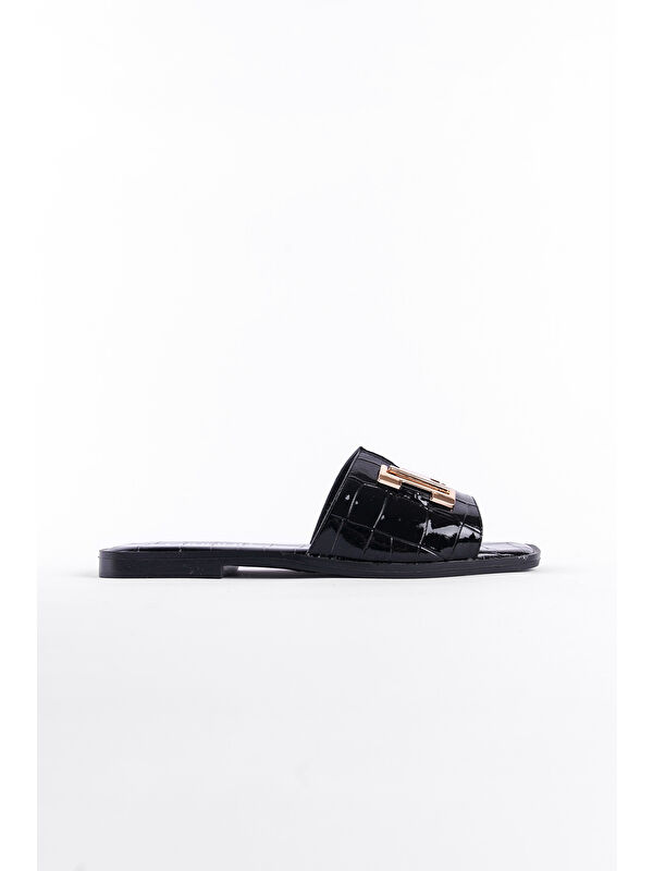 Kadın H Gold Tokalı Terlik - Görsel 3