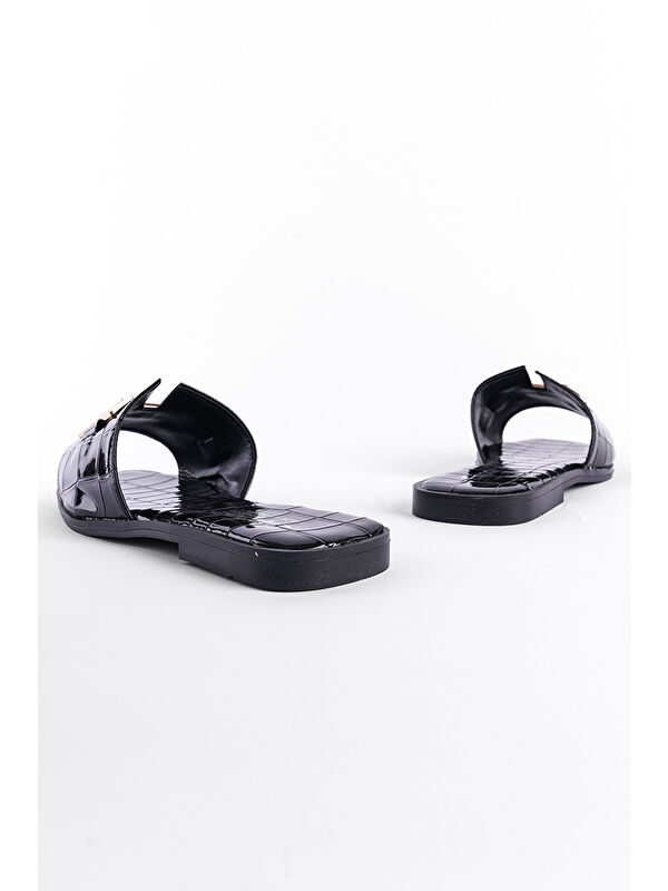 Kadın H Gold Tokalı Terlik - Görsel 4