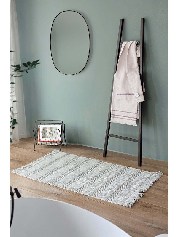 LAMPETİE | Balena Tekli Banyo Paspası 70x120 Gri
