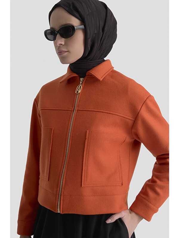 ARMİNE Trend Ceket 25Kt517 Oranj