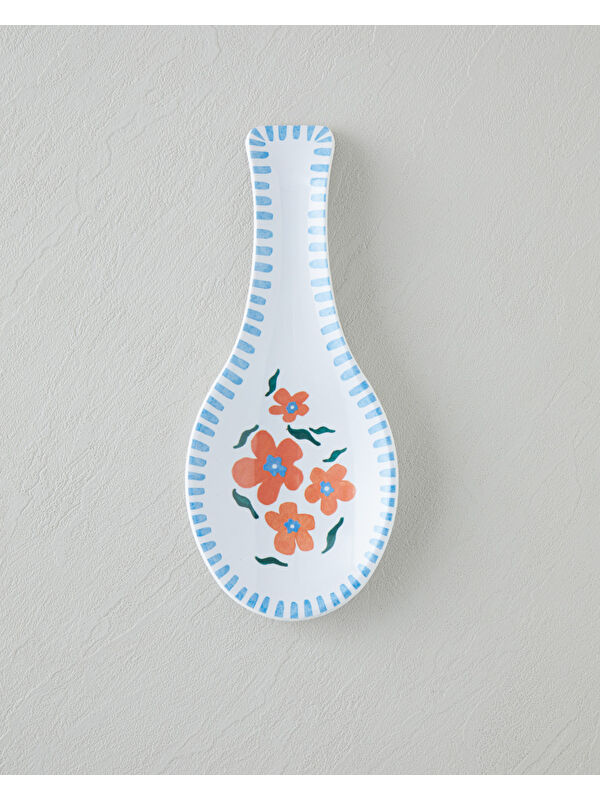 English Home Orangebloom Melamin Kaşıklık Mutfak Gereci 24 cm Turuncu-Mavi
