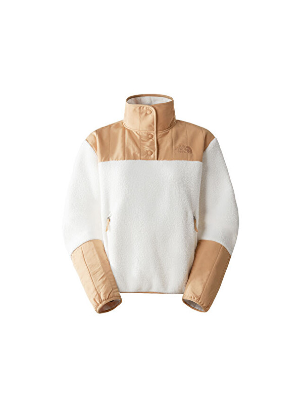 The North Face W Cragmont Fleece 1/4 Snap Kadın Outdoor Polar Sweatshirts NF0A84IBLDI1 Beyaz