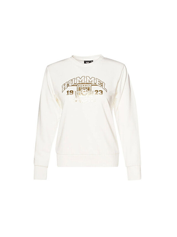 Hummel Lenes Sweatshirt Kadın Günlük Sweatshirts 922247-9003 Beyaz