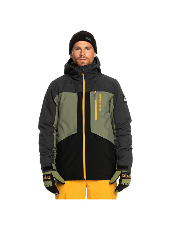 Quiksilver Chest Logo  Beyaz Erkek Kayak ve Kar Montu