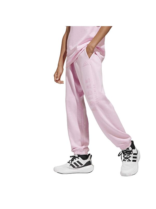 Adidas All Season Gfx Çocuk Pembe Eşofman Altı