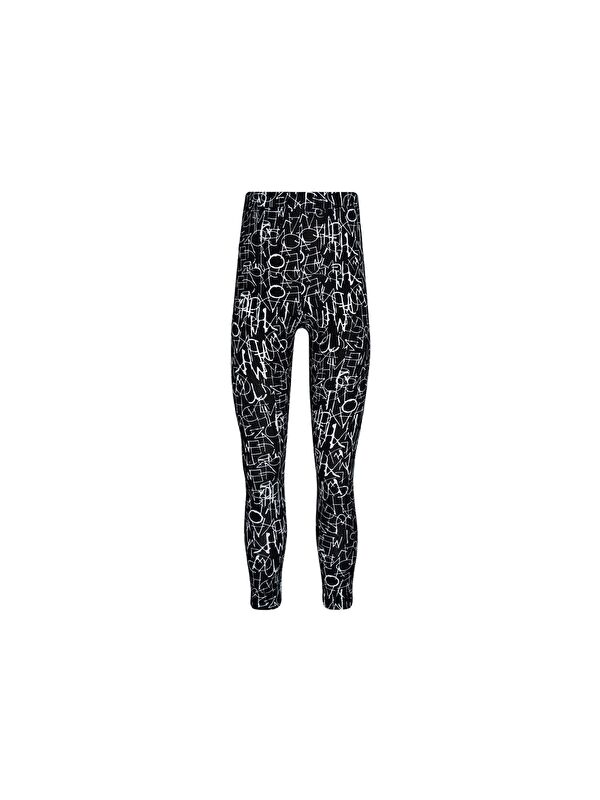 Lovetti Kız Çocuk Dark Letters Desen Tayt