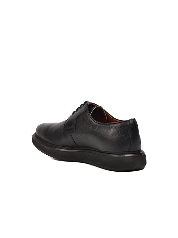 Premium Siyah Hakiki Deri Erkek Klasik Ayakkabı 33275 - Görsel 5