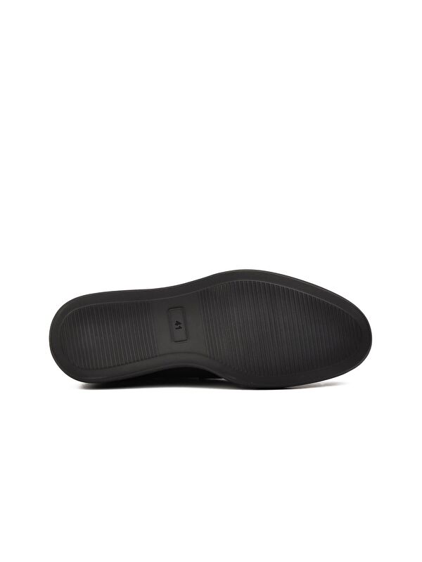 Premium Siyah Hakiki Deri Erkek Klasik Ayakkabı 33275 - Görsel 6