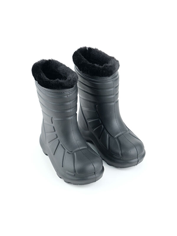 Erkek Çocuk Kışlık Eva İçi Sıcak Astarlı Rahat Taban Yağmur Bot Çizme - Görsel 4