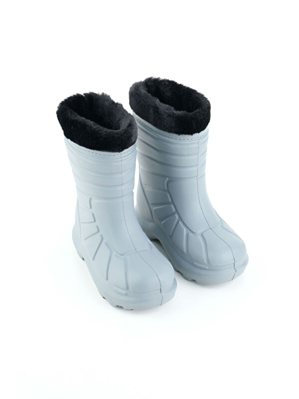 Erkek Çocuk Kışlık Eva İçi Sıcak Astarlı Rahat Taban Yağmur Bot Çizme - Görsel 4