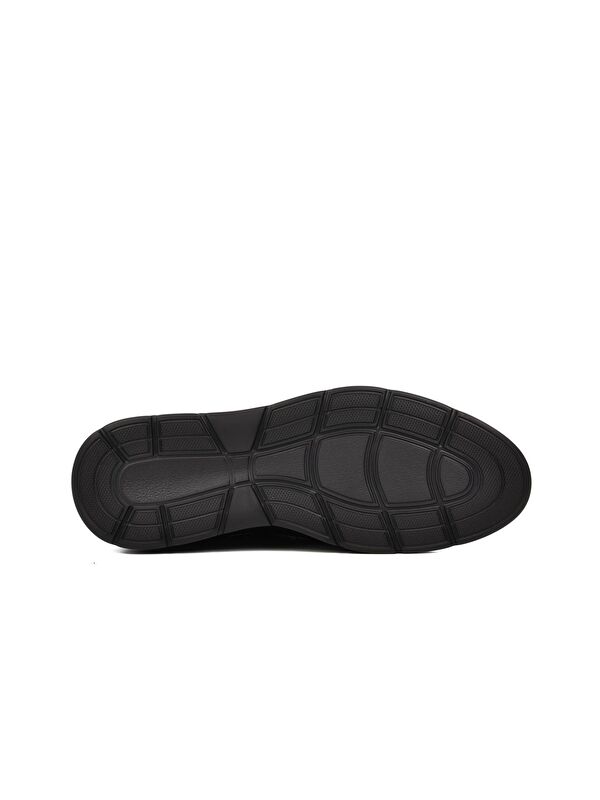 Premium Siyah Nubuk Hakiki Deri Erkek Klasik Ayakkabı 33281 - Görsel 6