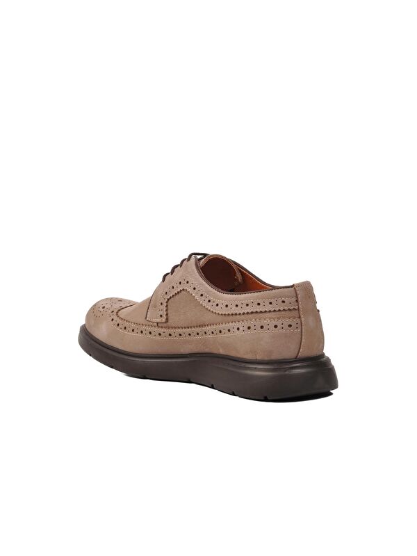 Premium Vizon Nubuk Hakiki Deri Erkek Klasik Ayakkabı 33281 - Görsel 5