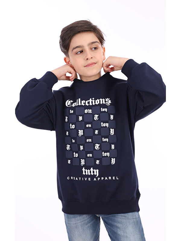 Toontoykids Erkek Çocuk Baskılı Sweatshirt