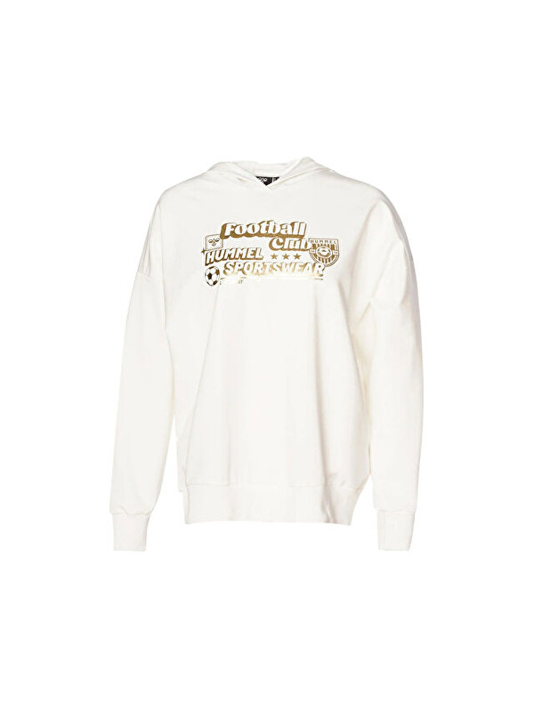 Hummel Albina Oversize Hoodie Kadın Günlük Sweatshirts 922135-9003 Bej