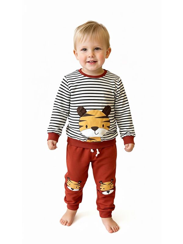Miababy Figür Baskılı 2 Li Takım