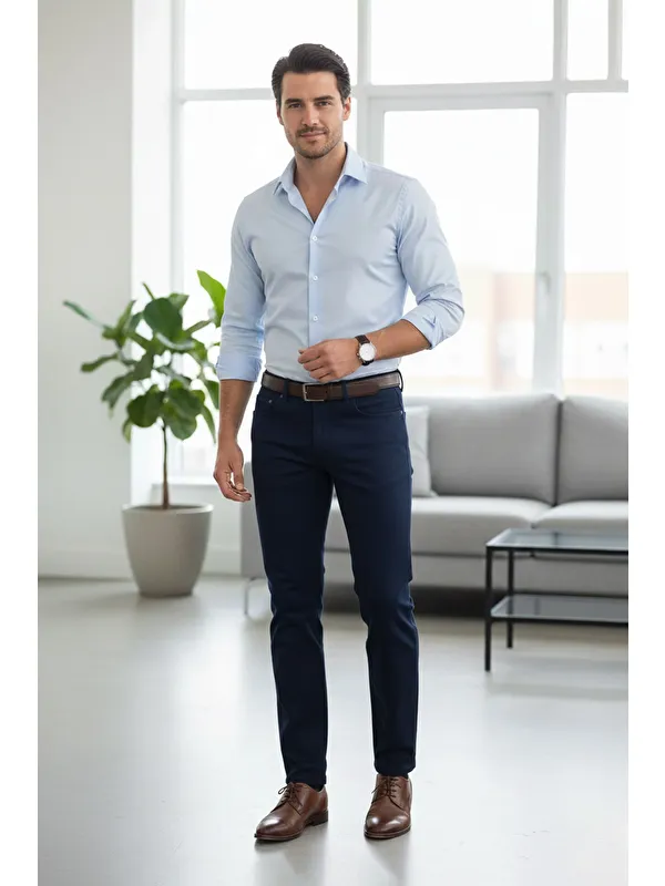 Fullamoda Fermuarlı Slim Fit Jean