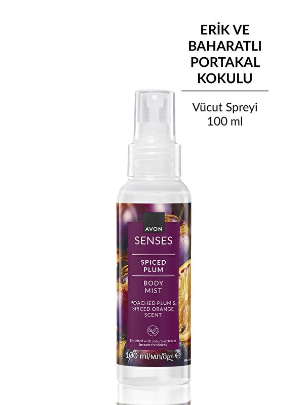 AVON Spiced Plum Baharatlı Erik ve Portakal Kokulu Vücut Spreyi 100 Ml.