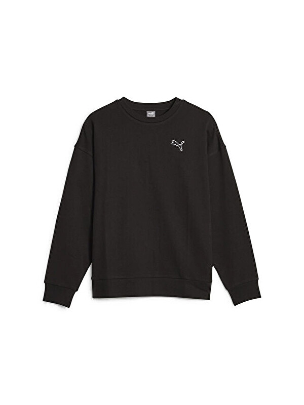 Puma Better Essentials Crew Kadın Günlük Sweatshirt 67598701 Siyah