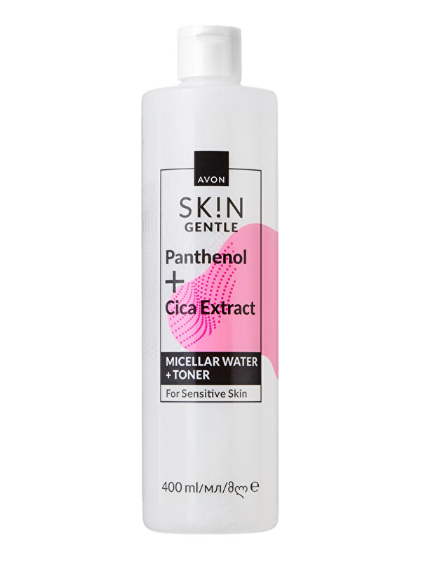 AVON SK!N Hassas Ciltler İçin Micellar Temizleme Suyu + Tonik 400 Ml.
