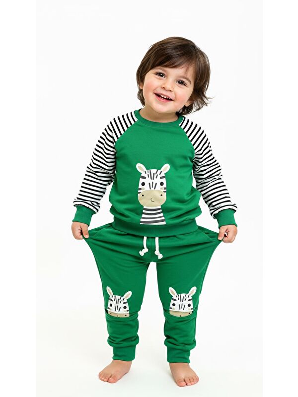 Miababy Figür Baskılı 2 Li Takım
