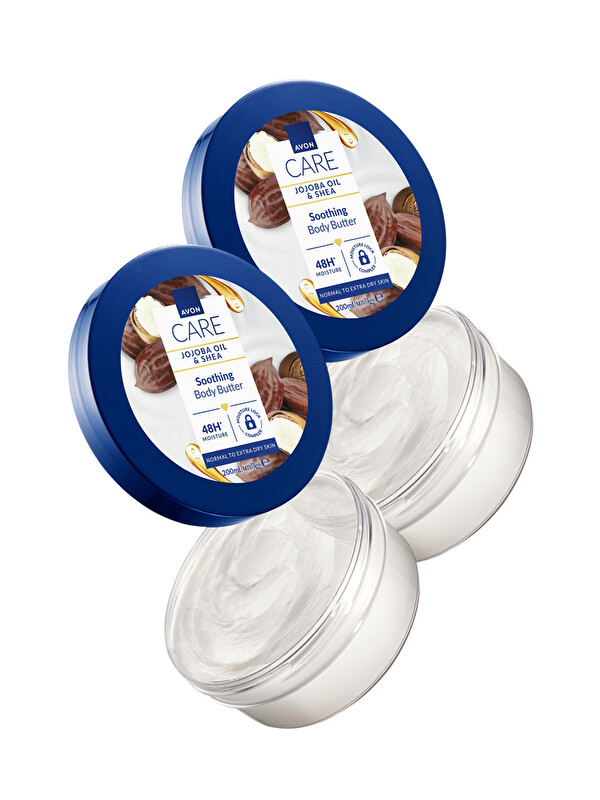 AVON Care Jojoba Yağı ve Shea İçeren Vücut Kremi 200ml İkili Paket