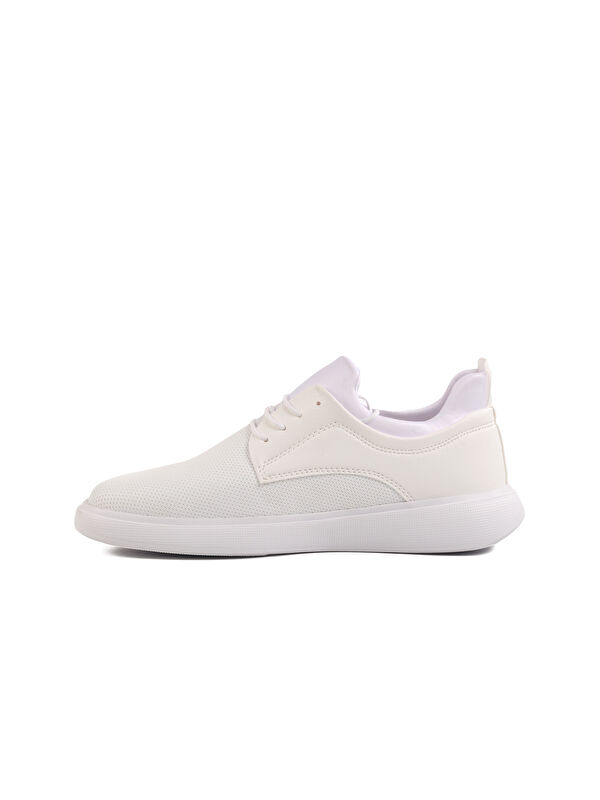 Beyaz Bağcıklı Erkek Casual Ayakkabı 978 M - Görsel 3