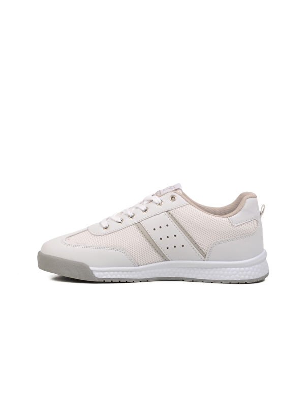 Beyaz Fileli Hafif Erkek Spor Ayakkabı 2026 M - Görsel 3