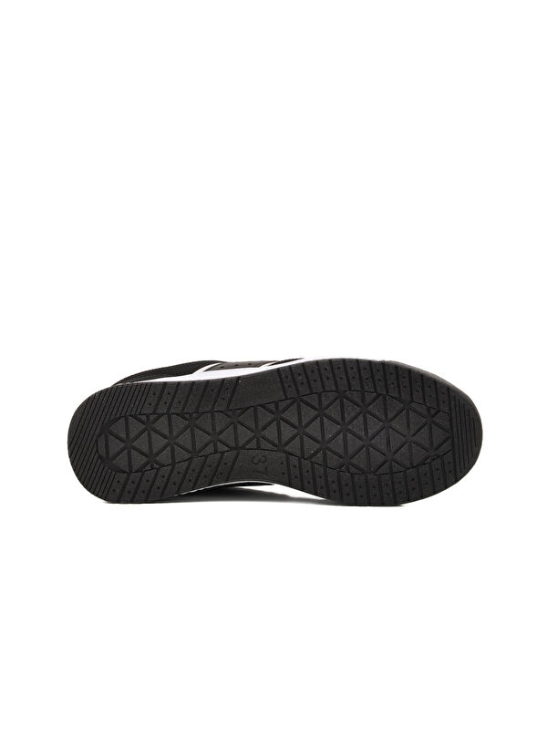 Siyah Beyaz Fileli Hafif Erkek Spor Ayakkabı 2026 M - Görsel 6