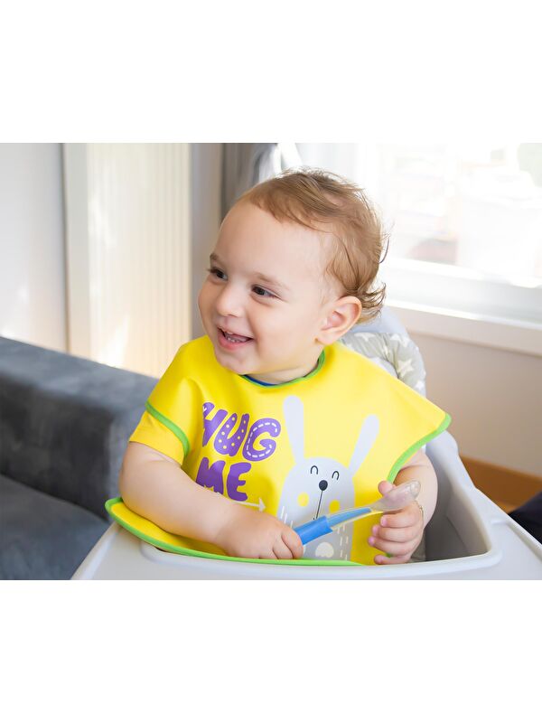 Babyjem Poli Muşamba Önlük Büyük Sarı