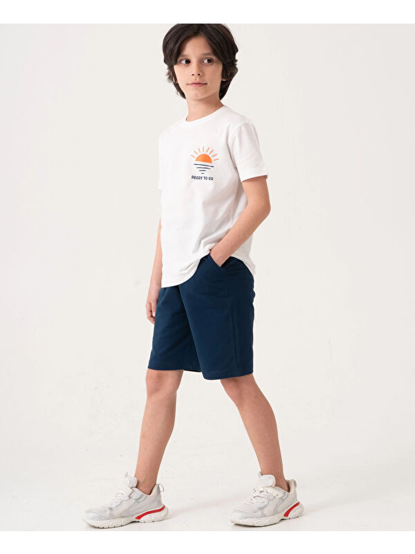Myhanne Beach Side Sırt Baskılı Erkek Çocuk Takım 50605