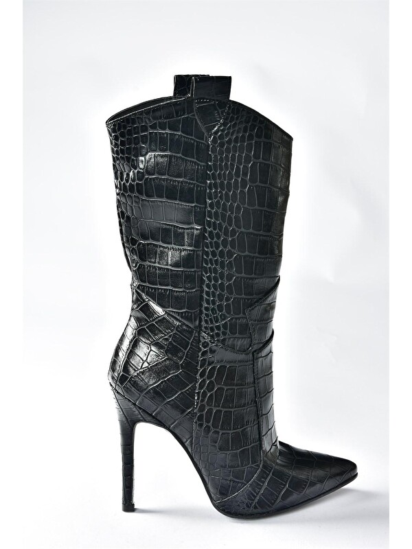 Fox Shoes N3726775 Siyah Kadın Bot