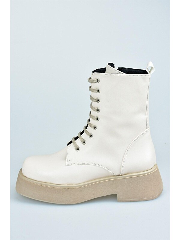 Fox Shoes L6101301 Bej Kadın Bot