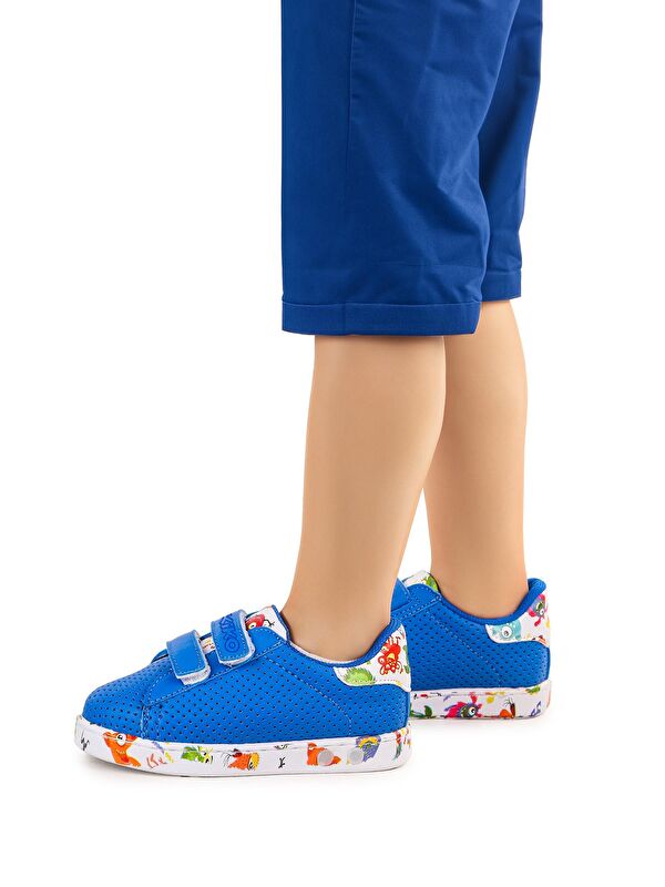 Perforated Cırtlı Işıklı Erkek Bebek Spor Ayakkabı - Görsel 3